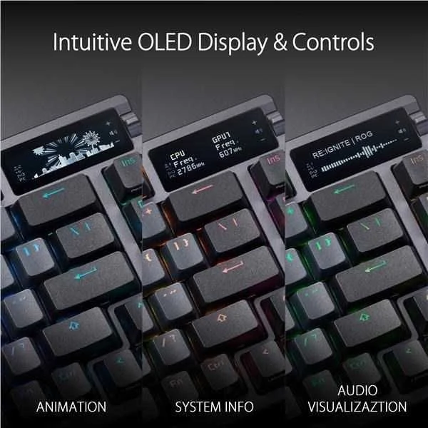 Klaviatūra ASUS ROG Azoth, ROG NX Red