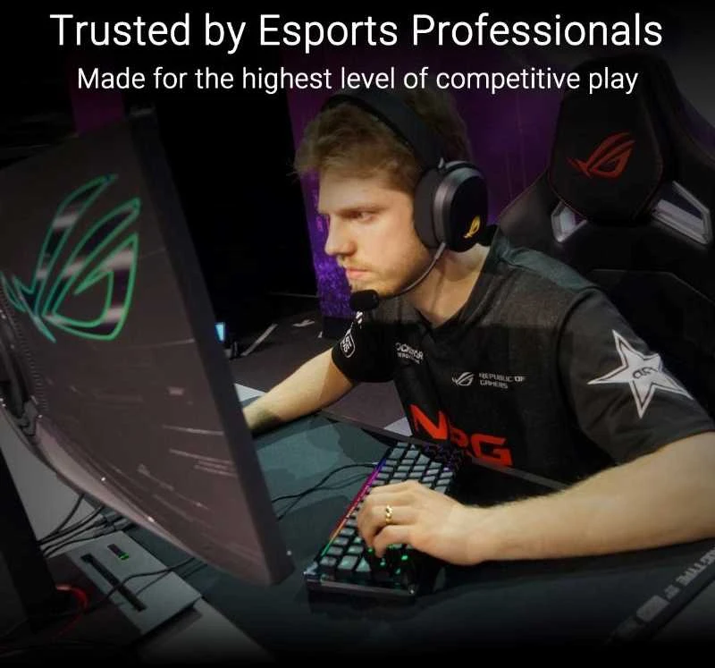 Klaviatūra žaidimams Asus ROG Falchion Ace Asus ROG HFX su laidu magnetyczno-mechaninė su pašvietimu juoda
