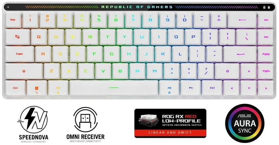 Klaviatūra ASUS ROG Falchion, ROG RX Low-Profile