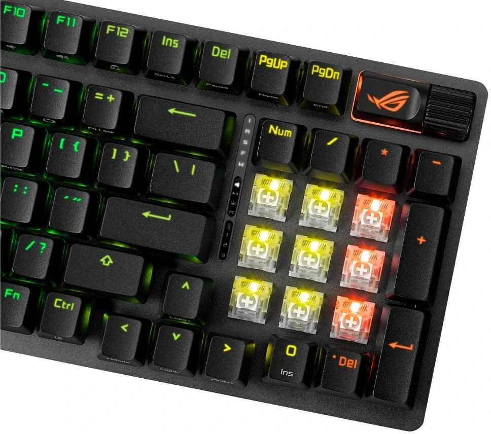 Klaviatūra Asus ROG Strix Scope II X A14 ROG NX Snow V2 (90MP03XF-BKUA20)