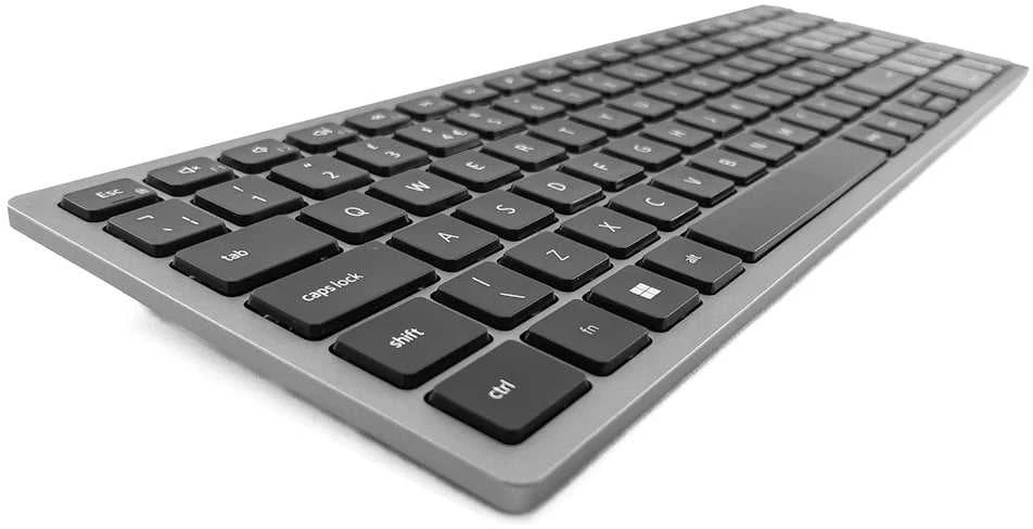 DELL kompaktiška kelių įrenginių belaidė klaviatūra – KB740 – čekų/slovakų (QWERTZ)