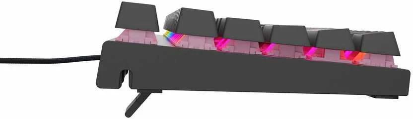GNS Klaviatūra žaidimams GENESIS THOR 303 TKL CZ/SK su pašvietimu RGB mechaninė SILENT SWITCH Juoda
