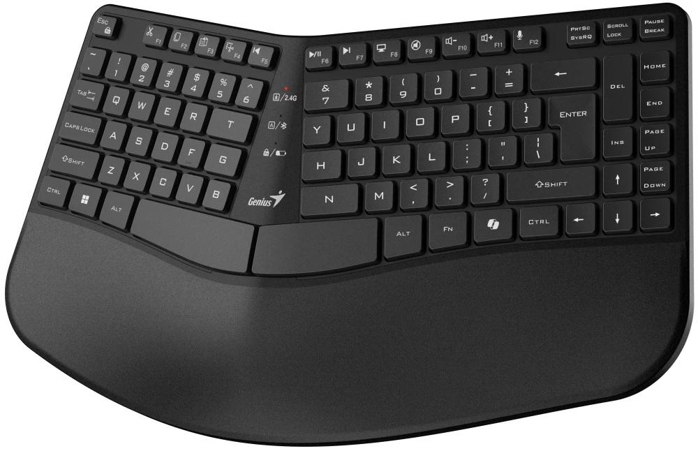 Genius Ergo KB-7000BT Copilot belaidė klaviatūra CZ/SK, juoda