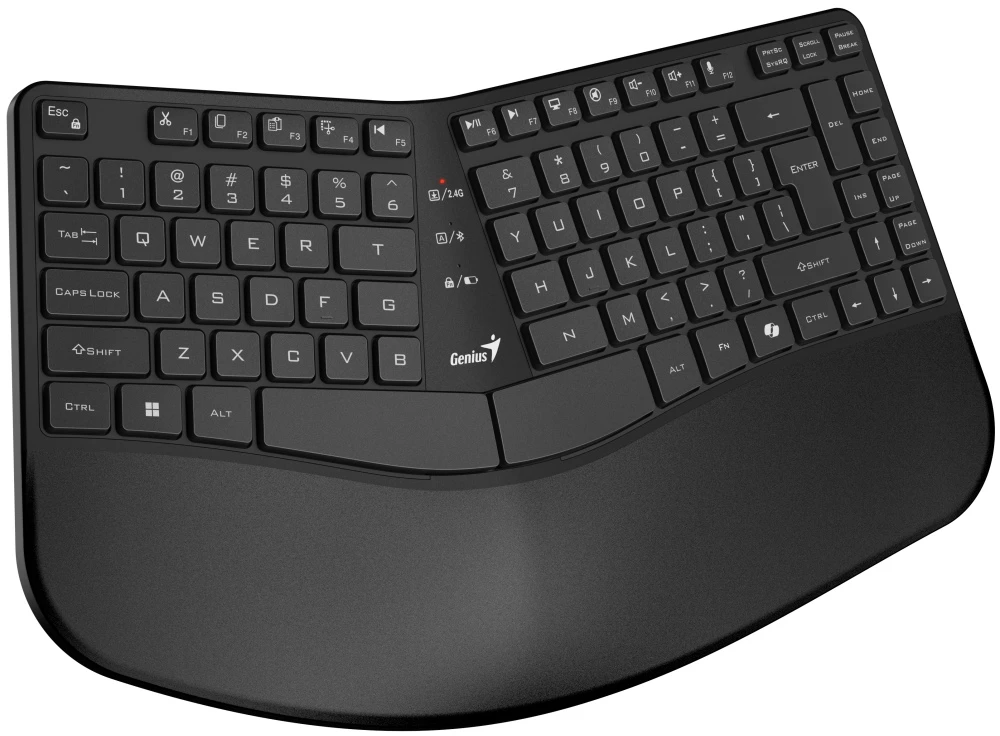 Genius Ergo KB-7000BT Copilot belaidė klaviatūra CZ/SK, juoda