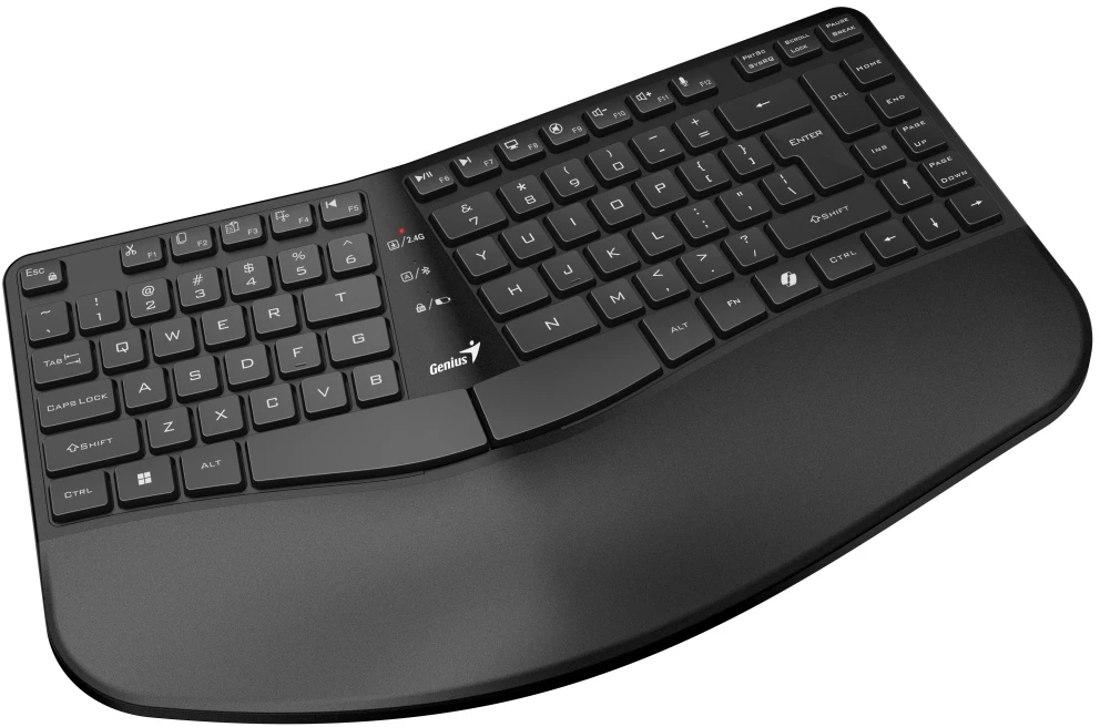 Genius Ergo KB-7000BT Copilot belaidė klaviatūra CZ/SK, juoda