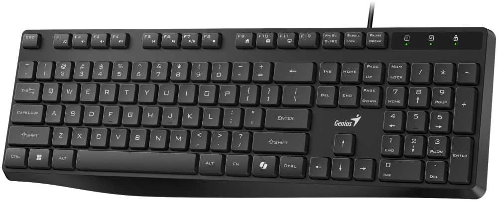 Genius KB-117S COPILOT klaviatūra su laidu (USB) CZ/SK, juoda