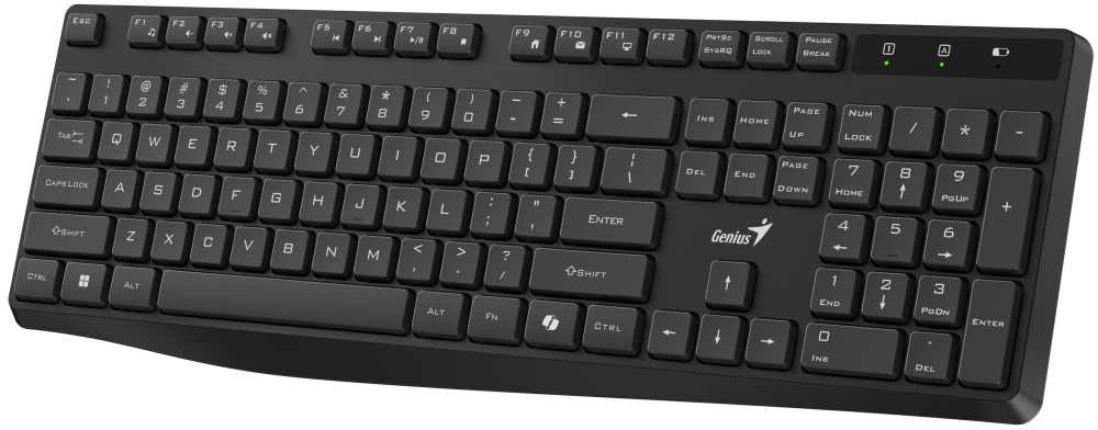 Genius KB-7200 COPILOT belaidė klaviatūra CZ/SK, juoda