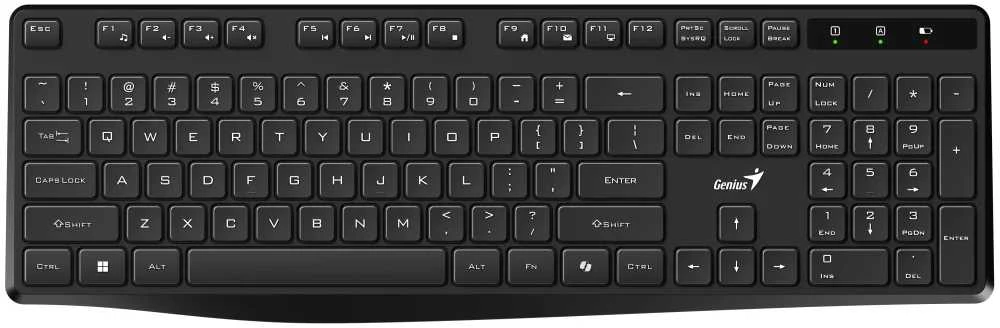 Genius KB-7200 COPILOT belaidė klaviatūra CZ/SK, juoda