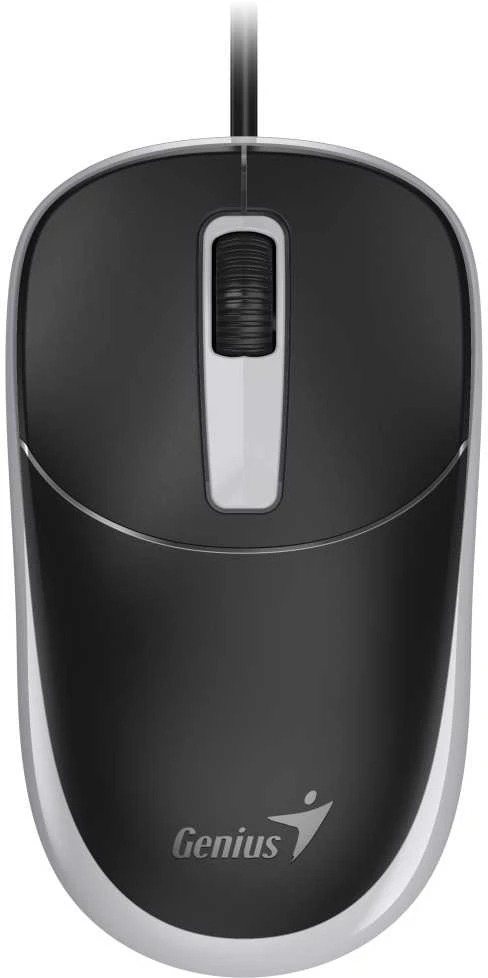 Genius KM-123 komplektas klaviatūra su laidu (USB) CZ/SK, juoda su optyczną myszką