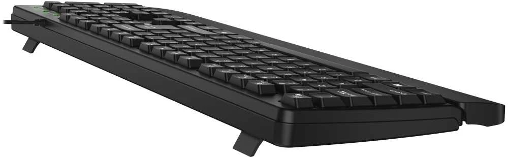 Genius KM-123 komplektas klaviatūra su laidu (USB) CZ/SK, juoda su optyczną myszką