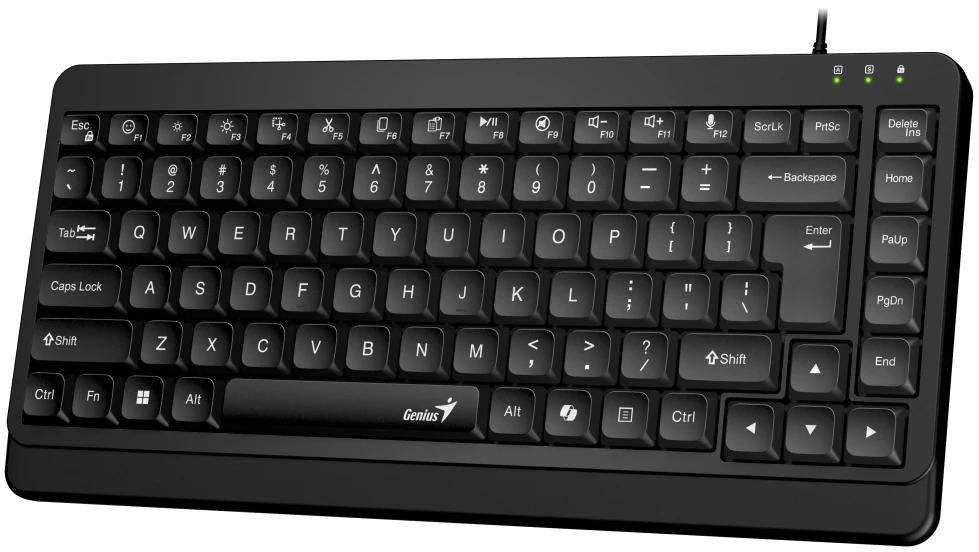 Genius LuxeMate 109 klaviatūra su laidu (USB) CZ/SK, juoda