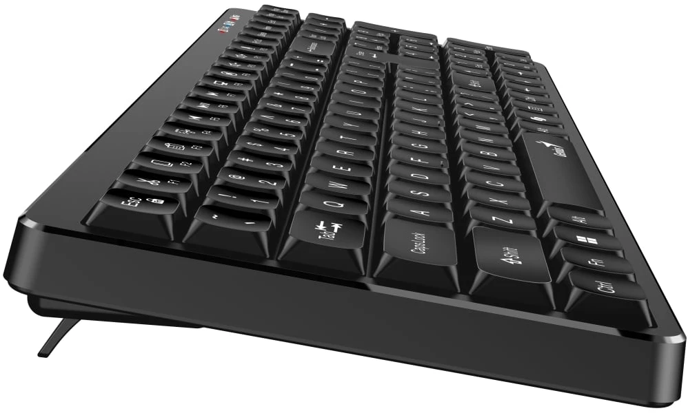 Genius LuxeMate Q7100BT Copilot belaidė klaviatūra CZ/SK, juoda