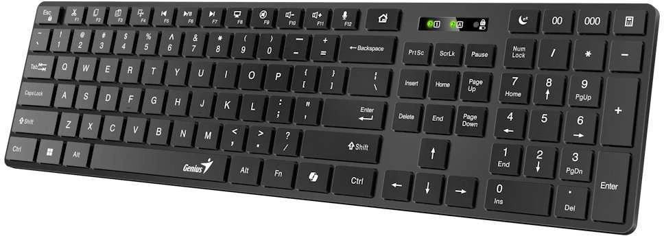 Genius Slimstar 7250BT belaidė klaviatūra CZ/SK, juoda