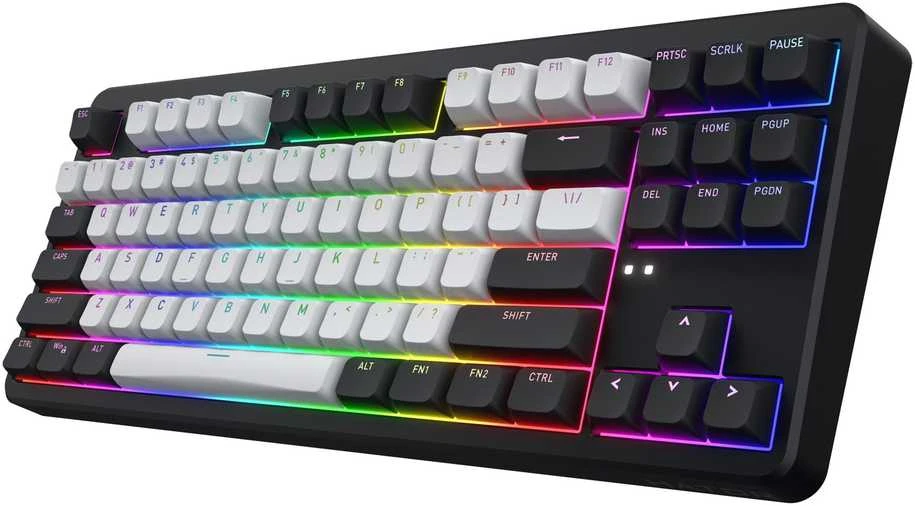 Oranžinis Klaviatūra žaidimams Hator Rockfall 3 HATOR Aurum Oranžinis Linear belaidė mechaninė su pašvietimu juoda