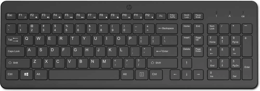 Hewlett Packard (HP) HP 225 belaidė klaviatūra CZ-SK