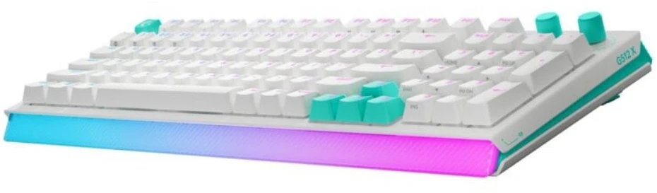 LOGITECH G512 X 98 Klaviatūra su laidu žaidimams - Baltas - US INT'L - USB - EMEA28i - 935 - TACTILE