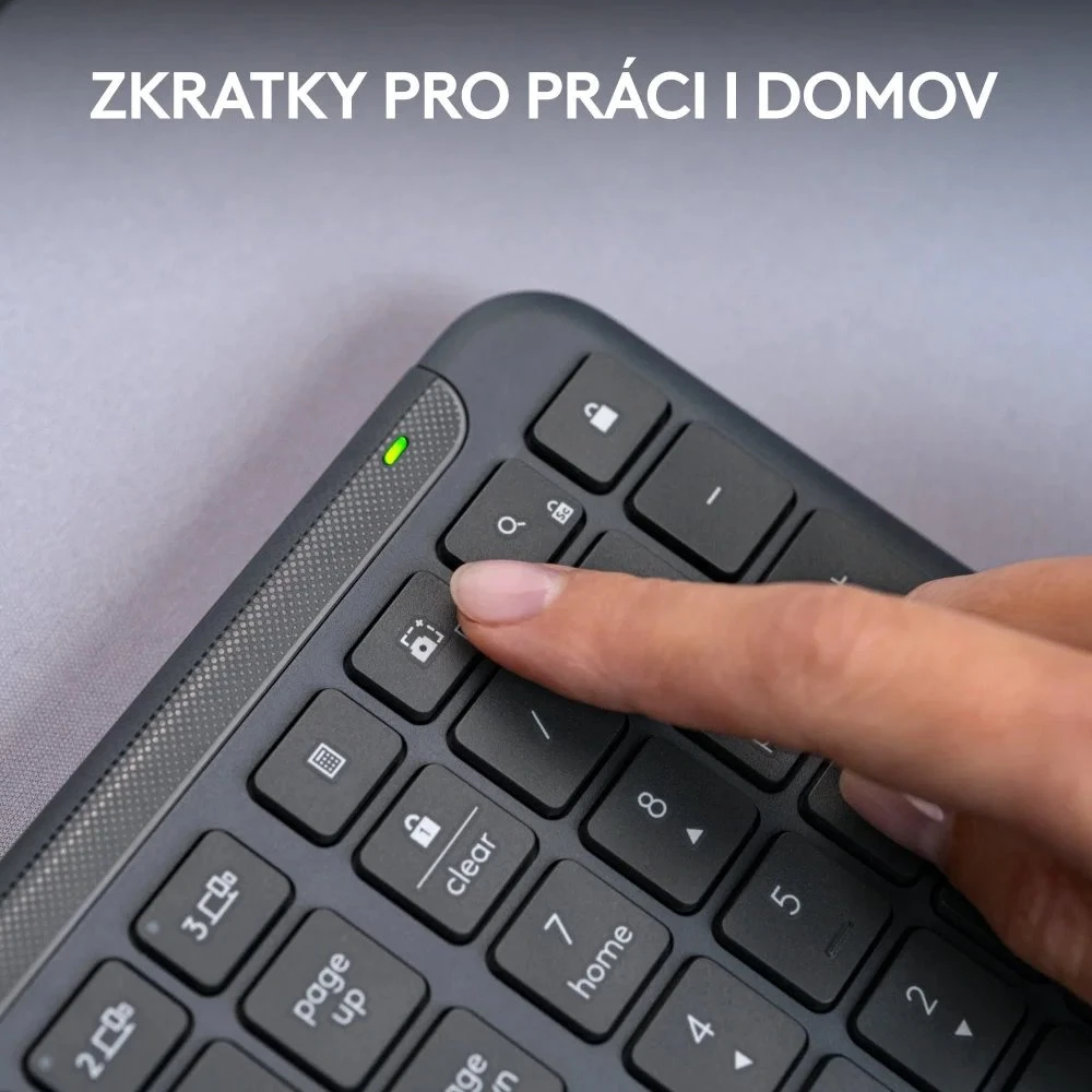 Klaviatūra Logitech K950 Graphite - CZ/SK