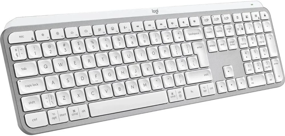Klaviatūra „Logitech MX Keys S“, skirti „Mac“, šviesiai pilki – CZ/SK