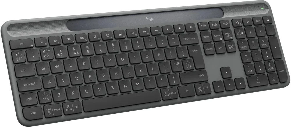 Klaviatūra „Logitech Signature Slim Solar“, grafito spalvos – CZ/SK