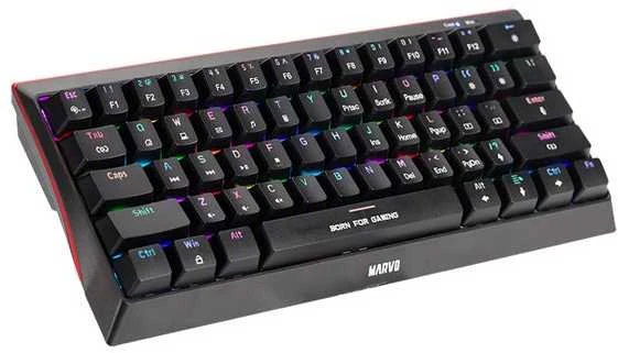 Marvo KG962 60% mechaninė klaviatūra su RGB (US, Mėlynas switch)