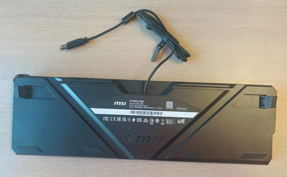 Klaviatūra MSI STRIKE 600 V2 Silent