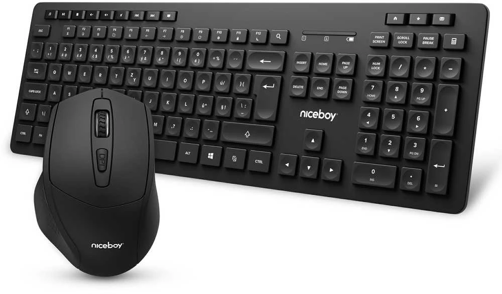 Klaviatūra Niceboy Office MK10 komforto komplektas