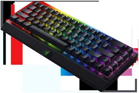 Belaidė 65% Klaviatūra Razer BlackWidow V3 Mini HyperSpeed su Razer Chroma RGB, Yellow Switch, US išdėstymas