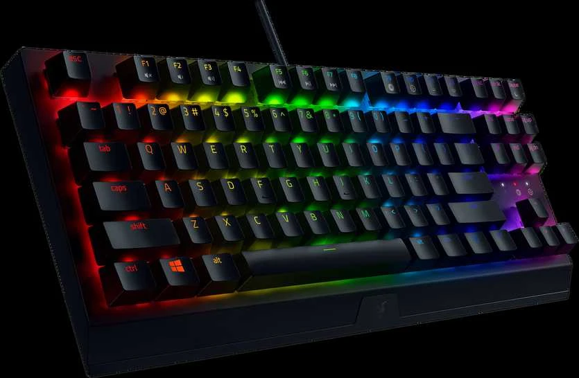 Kompaktiška Žaidimų klaviatūra Razer BlackWidow V3 Tenkeyless, Yellow Switch, US išdėstymas