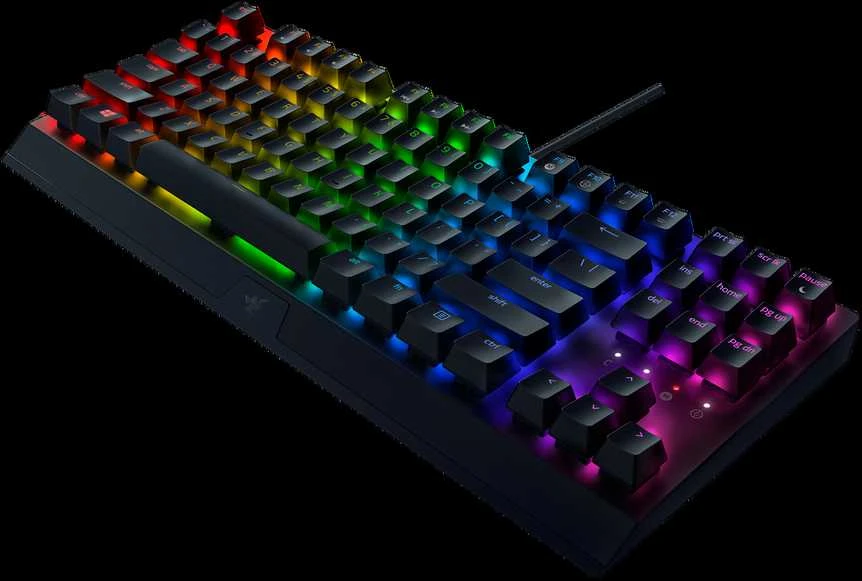 Kompaktiška Žaidimų klaviatūra Razer BlackWidow V3 Tenkeyless, Yellow Switch, US išdėstymas