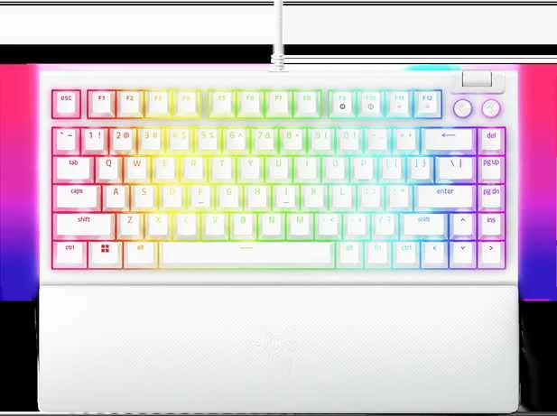 Razer | BlackWidow V4 75% | Klaviatūra žaidimams | su laidu | US | Mechaninė Switches