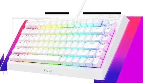 Razer | BlackWidow V4 75% | Klaviatūra žaidimams | su laidu | US | Mechaninė Switches