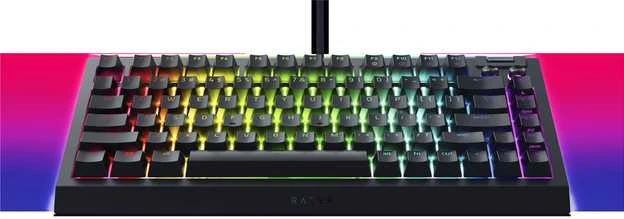 Razer | BlackWidow V4 75% | Mechaninė klaviatūra žaidimams | su laidu | US | Juodas