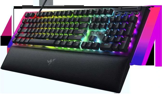 Razer | BlackWidow V4 | Mechaninė klaviatūra žaidimams | su laidu | RGB LED pašvietimas | US | Geltona Switches | Juodas