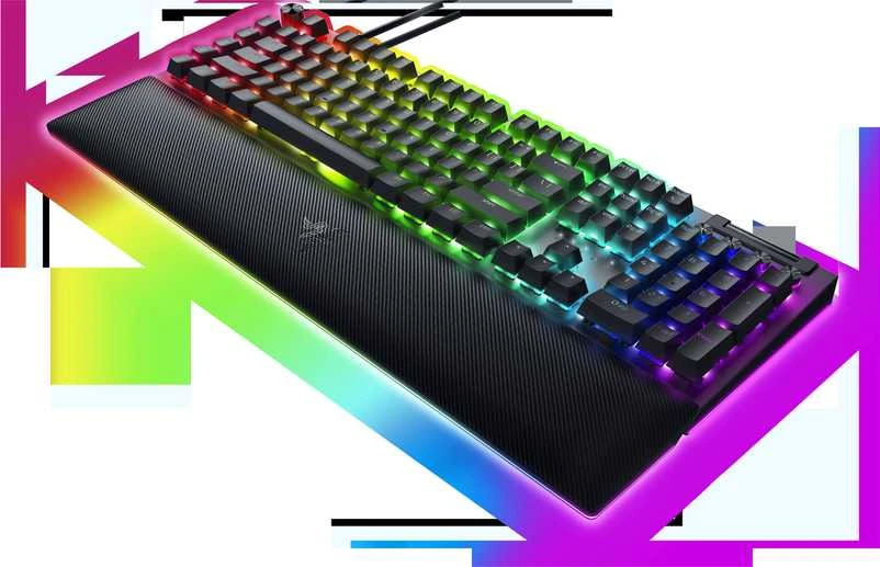 RAZER BlackWidow V4 Pro laidinė mechaninė klaviatūra (Žalias switch, US)