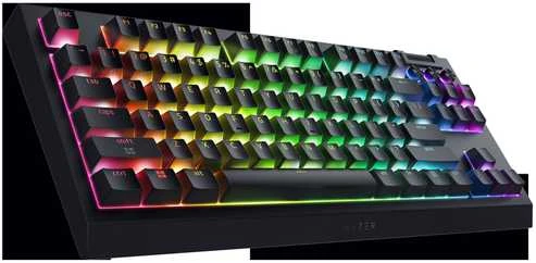 Klaviatūra žaidimams Razer BlackWidow V4 Razer Oranžinis (tactile) belaidė mechaninė su pašvietimu juoda