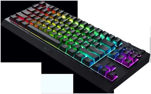 Klaviatūra žaidimams Razer BlackWidow V4 Razer Oranžinis (tactile) belaidė mechaninė su pašvietimu juoda
