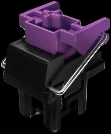 60% Mechaninė Žaidimų klaviatūra Razer Huntsman Mini Mercury Edition, Clicky Optical Switch (Purple), US išdėstymas
