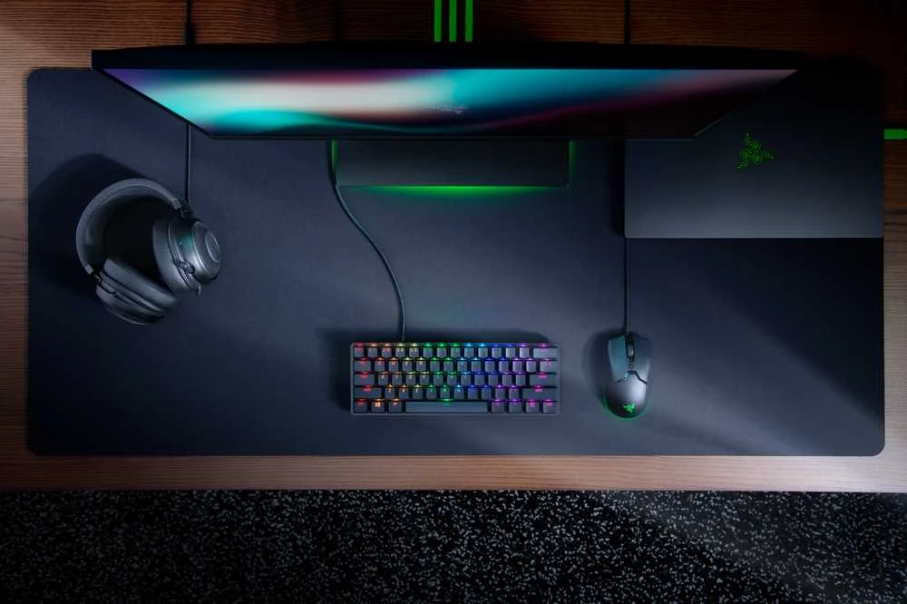 60% Mechaninė Žaidimų klaviatūra Razer Huntsman Mini, Purple Switch, US išdėstymas