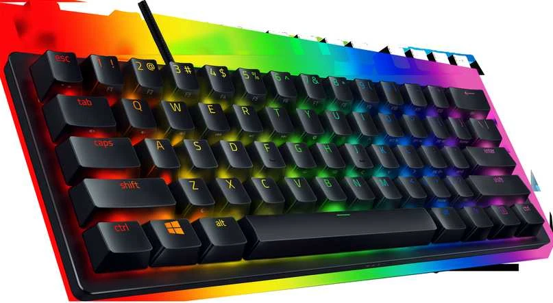 60% Mechaninė Žaidimų klaviatūra Razer Huntsman Mini, Purple Switch, US išdėstymas