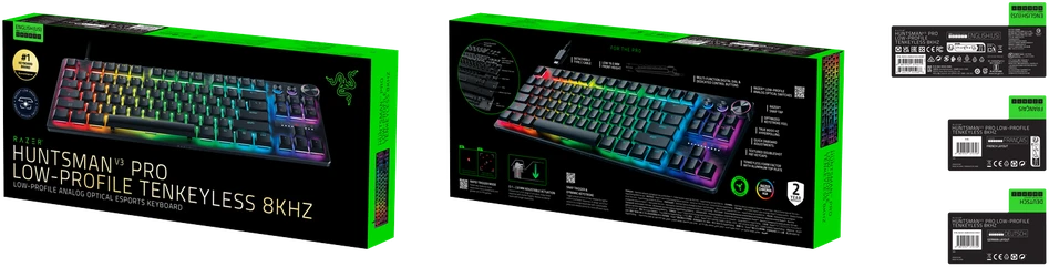 Klaviatūra žaidimams Razer Huntsman V3 Pro Low-profile Tenkeyless 8 kHz