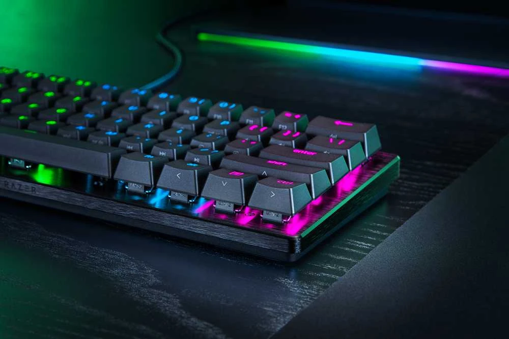 Razer | Huntsman V3 Pro Mini | Klaviatūra žaidimams | su laidu | US | Juodas