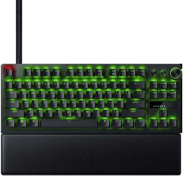 Razer | Huntsman V3 Pro Tenkeyless | RZ03-04980100-R3M1 | Klaviatūra žaidimams | su laidu | US | Analog Optical | Juodas