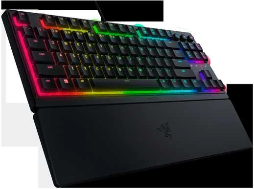 Razer | Ornata V3 Tenkeyless | Mechaninė klaviatūra žaidimams | su laidu | RGB LED pašvietimas | US | Juodas