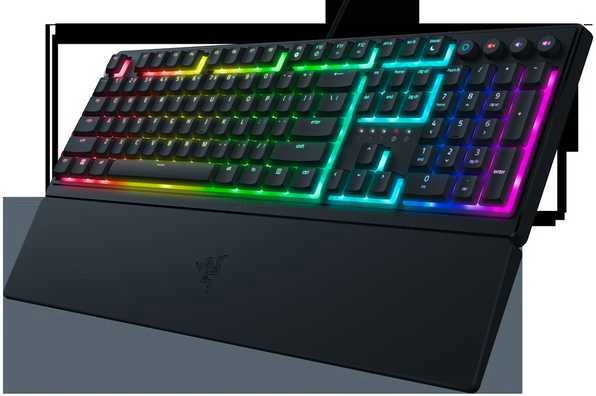 Razer | Ornata V3 | Klaviatūra žaidimams | su laidu | RGB LED pašvietimas | US | Mecha-Membrane | Juodas