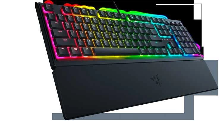 Razer | Ornata V3 | Klaviatūra žaidimams | su laidu | RGB LED pašvietimas | US | Mecha-Membrane | Juodas