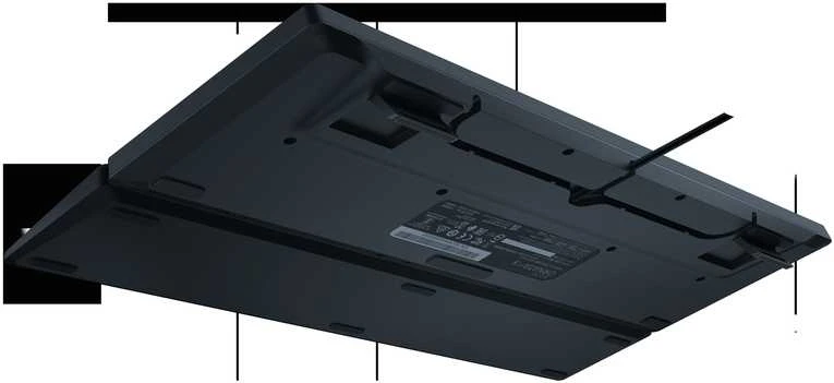 Razer | Klaviatūra žaidimams | Ornata V3 X | Klaviatūra žaidimams | su laidu | RGB LED pašvietimas | US | Silent Membrane | Juodas