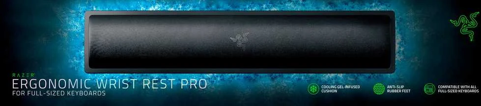 Razer Ergonomic Pro Riešo atrama pilno dydžio klaviatūrai