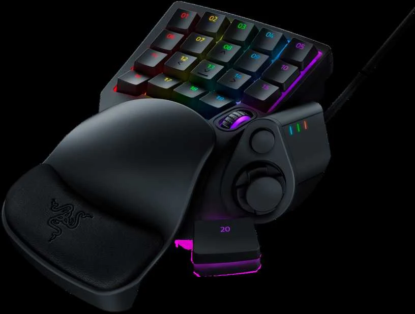 Žaidimų klaviatūra Razer Tartarus Pro, Juoda