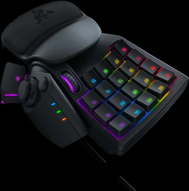 Žaidimų klaviatūra Razer Tartarus Pro, Juoda