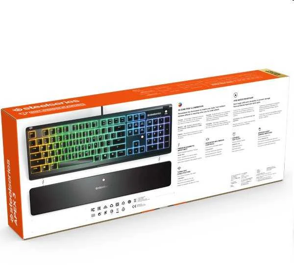 SteelSeries „Apex 3“ klaviatūra su CZ išdėstymu